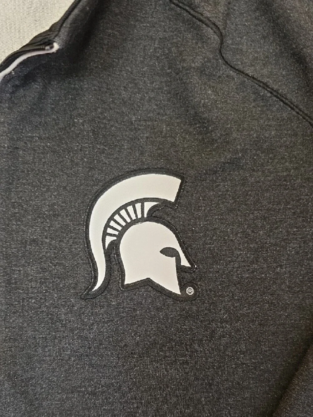Nike Dri Fit Michigan State Spartans Performance Quarter Zip Pullover Size LG
